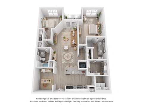 a 1 bedroom floor plan  villas at spring creek